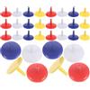 Toyvian 50 Pezzi Marcatore per Palline da Golf Rotondo 18mm in Plastica Resistente Accessorio Pratico per Segnalare Posizione sul Campo da Golf Colore Casuale