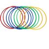 Hidyliu Set di Anelli a Cerchio per Esercizi per Bambini, 10 Pezzi, Attrezzature Colorate per L'allenamento Sensoriale, per Uso Domestico, in Plastica 18,9 Pollici