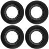 Marchfunny per canoa Paddle Drip Rings 27mm Nero Gomma Set per canoa