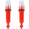 PANFHGFG Lampada da Pesca compatta a LED da 3 V, attrattore Pesci a Doppio Scopo e segnali Allarme marini per Applicazioni Marine Lampada attrattiva per Pesca Notturna