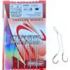 PRO FILSTAR Set di 5 Ami da Pesca N6 con Filo Trecciato 5 x 2 pezzi