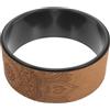 HOMSFOU Ruota Yoga Wheel in Legno e Pu, Rullo per Stretching Schiena