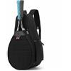 Generic Zaino Tennis Racchetta Borsa Racchette Zaino Sportivo Sacca Porta Racchette Tela Impermeabile Design Comodo Schienale, Borsa Da Tennis A Quadri Neri, Nero, Nero A Quadri
