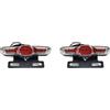 Tuminita 2X Posteriore per Bicicletta Elettrica con Indicatore di Direzione e Luce Freno Compatibile con Luce Freno 12-80 V per L'Illuminazione (6 Pin)