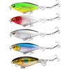 JAMIEKA 5Pcs Elica Superfici Trattori Esche Rigide Rotanti Esche Amo Da Pesce Elica Esche Trattori Superfici Rigide Lure