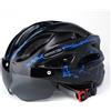 Omquot Casco per Bici da Strada Buona Protezione Occhiali Regolabili Resistente Agli Urti per Gare Ciclistiche Adulti EPS PC 1 unità (#4)