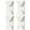 Generic Supporto per maschera da sci, confezione da 4 clip anti-