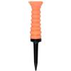 KQFCAZRE Golf Tee con Cappuccio Flessibile Golf T Supporto Pallina Supporto Struttura Riduce Attrito Asta Nera Solida Plastica E Gomma per Montaggio Veloce, Arancione