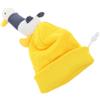 ULTECHNOVO Copertura Unicorno Confortevole per Design Cartone Animato e Casco Elastica in Filato Giallo Lavabile da Sci Sport Invernali e Sci All'aperto