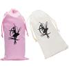 GATHINESS Borsa Leggera e Facile da Pulire in Satin e Tela Coulisse per Scarpe da Balletto Tasca Dedicata per Accessori, per Pratica e Viaggio