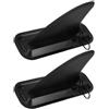 FUNNETOYU Pinna Stabilizzatrice per Surfboard e Paddle Board Nera 2 Set