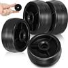 FESTFENDS Rullo Nera per Fitness Plastica Attrezzature Pezzi in 4