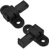 DOITOOL 2 Pezzi Fibbia Scorrevole di Chiusura Rapida per Kayak in Pa6 Resistente all'Acqua di Mare, Accessorio per Pedali Montaggio Aerodinamico per Uso in Barca e Canoa