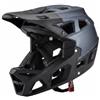 Folpus Adult Headgear Casco Bici Downhill da Resistente E Schiuma Antiurto Ventilazione Multipla 31 Prese d'Aria PC Adatto Trail Rocciosi Pendenze Ripide Percorsi Tecnici, Nero Titanio, L【59-61CM】