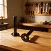 Marchfunny 2 x supporto da parete per piastre per bilancieri, progettato per casa, palestra, garage, fitness, studio, materiale in ferro