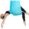 Wuyangcun Amaca da yoga aerea anti gravità, in nylon, trapezio per yoga e fitness e acrobazia, 280 x 100 cm, capacità di carico 900 kg (celeste)