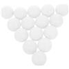 POPETPOP Palline da Ping Pong Superficie Opaca 100 Pezzi 40mm in Pp Bianche Senza Cuciture per Intrattenimento di Carnevale e Giochi di Famiglia
