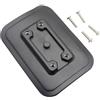 Baoblaze Portacanna da Pesca Supporto Barra Base Piastra Rettangolare con Fori Pronti per Viti in PVC Montaggio Stabile Antivibrazione per Barca Kayak Canoa, Base Di Fissaggio Singola