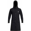 AsrMyjcx Giacca da Immersione Uomo Giacca Muta Cappuccio Neoprene Cerniera Anteriore Copertura Collo Fodera Nylon 3mm Calda Flessibile Adatta per Snorkeling, Nero, L