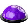 LOVIVER Balance Training Ball per Esercizi Stabilizzazione Postura Core Palla Piatta Mezza Emisfera Gonfiabile con Base, Viola, Viola, Punti Massaggianti Professionali