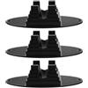 SAFIGLE 3 Pezzi Cavalletto per Scooter Supporto per Scooter Nero PC Superficie Antiscivolo Salvaspazio per Garage per Bici da Ruote Nero PC Superficie Antiscivolo Salvaspazio Garage Bici