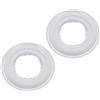 GRIRIW 2 Pezzi Copri Ruota Bici in Abs Bianco, Protezione per Raggi e Cavo del Volano Posteriore, per Mountain Bike, Accessorio per Famiglie e Amici