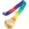 jojofuny Medaglia Gara Nuoto in Metallo con Nastro Premio Ricordo Partecipazione e Primo Posto per Competizioni Sportive Scolastiche