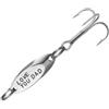 DIYEAH Esche da Pesca a Forma di Plettro di Chitarra Ganci Tripli Acciaio Inossidabile Argento Extra Strong per Pesca All'aperto e Papà