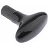FytStycale Impugnatura in Carbonio per Pagaia con Finitura 3k Impugnatura Manico Terminale Presa Ergonomica Antiscivolo E Montaggio Universale 25mm Adatta per Surf Canoa Kayak