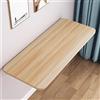 Generic XJBTBA Tavolo Pieghevole da Parete 60 x 40 cm Scrivania salvaspazio in Legno Tavolo Compatto Galleggiante per Laptop Tavolo da Cucina/Pranzo Invisibile da Parete Finitura Noce