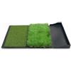 Amagogo Golf Training Pad Tappeto Allenamento Golf Pedana Pratica Tri‑turf Multi Superficie Base in Gomma Naturale con Bordo Rialzato Adatto a Casa Cortile Interni Esterni