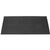 CHILDWEET Tappetino Palestra e Portatile Protettivo per Pavimenti in Pieghevole Nero Pvc Antiscivolo Treadmill Domestica