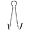 OSOLADY Gancio Doppio da Sub in Acciaio Inox, Reef Hook per Immersioni, Argento, Leggero, per Immersioni Subacquee e attività Subacquee, per Subacquei