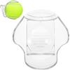 HOUDERCO Clip Porta Palline da Tennis Trasparente in Abs Resistente, Accessorio Sportivo Pratico per Allenamento e Partite, Previene Rotolamento e Facile da Trasportare