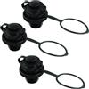 Txuolin 3 pz nero valvola aria gonfiabile kayak vite valvola aria spirale tappi aria sostituzione zattera canoa materasso gonfiabile PVC barca guanti mute kayak sport acquatici accessori kayak