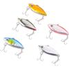 HINTRMENT 5 Pezzi Mini Fishing Lures Bionic Baits, Mini Baits, 4cm 2,7g, Affondamento Lento, ABS e Ferro, Esche Artificiali da Pesca per Pesca Esche Artificiali