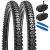 YUNSCM 2-PCS 66 cm Pneumatici bici 26x2.10/54-559 e 66 cm Tubi bici (Y-1044)