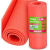 Vellto Tappetino Yoga Fitness Spesso Antiscivolo Isolante per Pavimenti Ideale per Ginnastica Pilates Allenamento Casa Palestra Stretching Riabilitazione Rosso