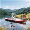 Generic Bicicletta gonfiabile con pedali, portata max 220 kg, per lago e spiaggia, montaggio rapido, per sport all'aria aperta in famiglia