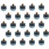 GATHINESS 25 Pezzi Punte per Stecca da Biliardo, Punta di Ricambio Avvitabile 13mm in Cuoio Blu, Facili da Installare per Stecche da Biliardo e Snooker