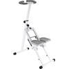 KiBcsLic Stepper Pieghevole Macchina Saliscale Attrezzo Fitness Domestico Compatto Materiale Acciaio E PVC Movimento Allenamento Gambe Adatto a Piccoli Spazi