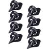 MAGICLULU Clip Cavo Deragliatore Bici in Lega di Alluminio Nero 8 Set