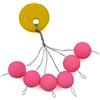 Junifeey 6 pezzi Bobber Stopper Glow Float Boys Floating Stop Connettori per pesca alla trota Tackle Line Plugs Float Night