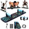Zeeorymn Push-Up - Tavola pieghevole con manici e strisce di resistenza