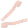 Toyvian 2 Pezzi Nastri per Scarpe da Balletto in Tela Rosa, Nastri Antiscivolo e Versatili per Scarpette, per Spettacoli di Danza e Performance sul Palco