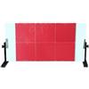 Baoblaze Sports Training Rebounder Tavola da Pong Pannello di Ritorno Tavolo di Allenamento Struttura Autoportante Robusta con Ruote Adatta per Ripetizioni, 8 Pezzi Di Gomma
