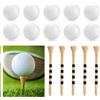 Feirdhoo 20 palline da golf, palline da allenamento, 42 mm, con 5 chiodi da 83 mm, in schiuma, per allenamento interno o esterno