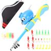Luocute Set di Canne da Pesca per Bambini, Canna Telescopica (ORANGE)