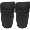 DOITOOL 2 Pezzi Copertura Morbida per Manubrio Bici Equilibrio Nero Protezione Toracica per Diverse Occasioni di Guida Sicura e Confortevole