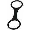 Baoblaze Snorkel Clip Porta Boccaglio Fermaglio Snorkel Supporto Boccaglio Fissaggio Silicone Universale Tenuta Antiscivolo per Maschera E Tubo Adatto per, Nero